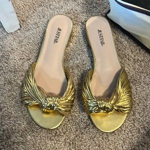 Just fab gold slides